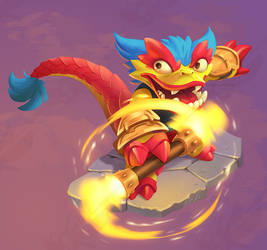 Fire Kraken from Skylanders