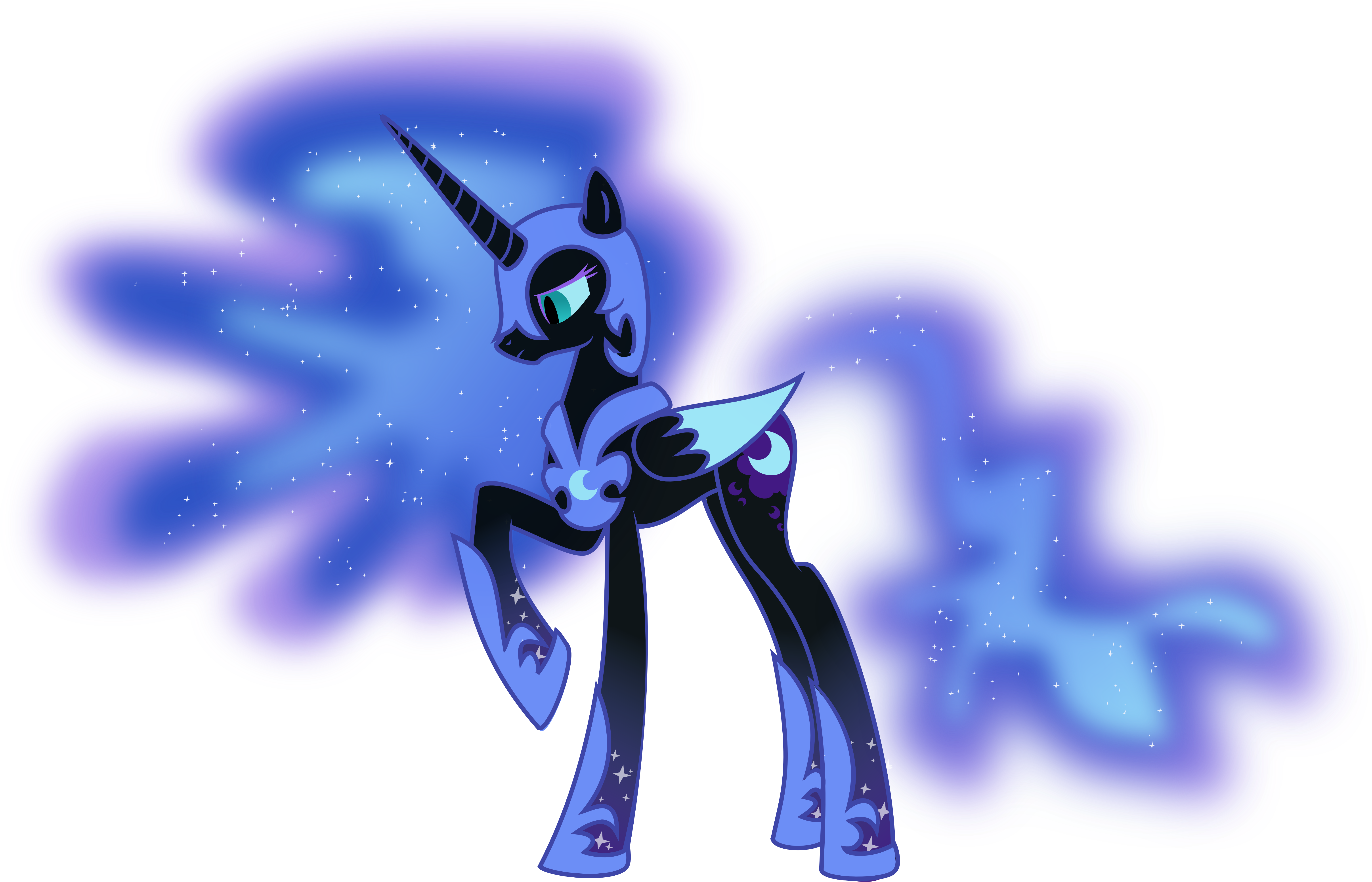 Nightmare Moon Rainbow Power