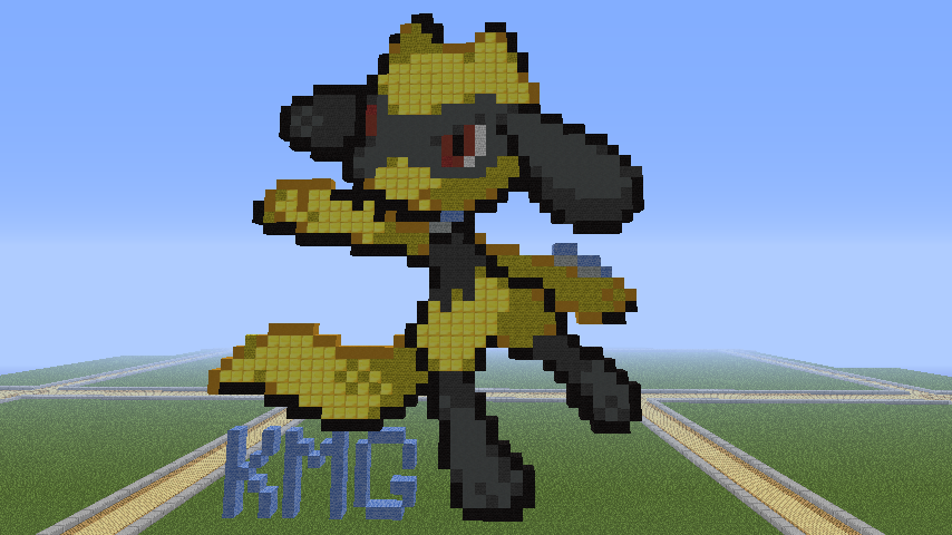 Minecraft Pokemon Pixel Art: Shiny Riolu by kmg001 on DeviantArt