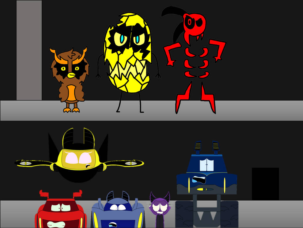 Evil Computer Batwheels Batwheels Scared And The Evil Team Redman by godzilla87anime on DeviantArt