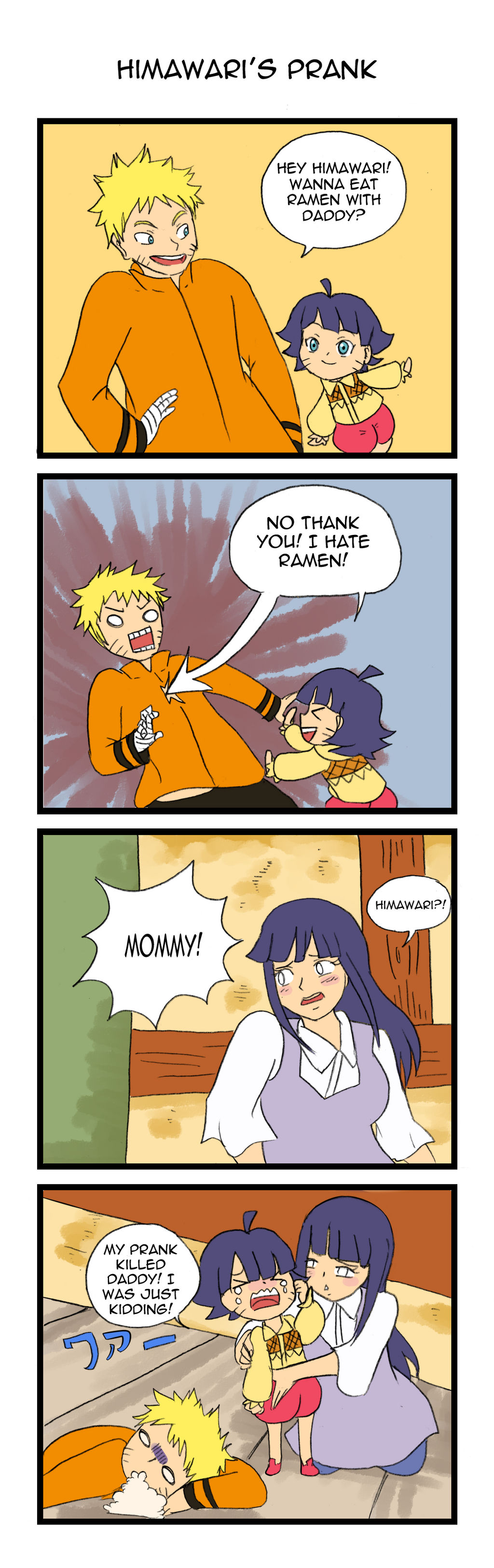 Himawari Prank by on DeviantArt