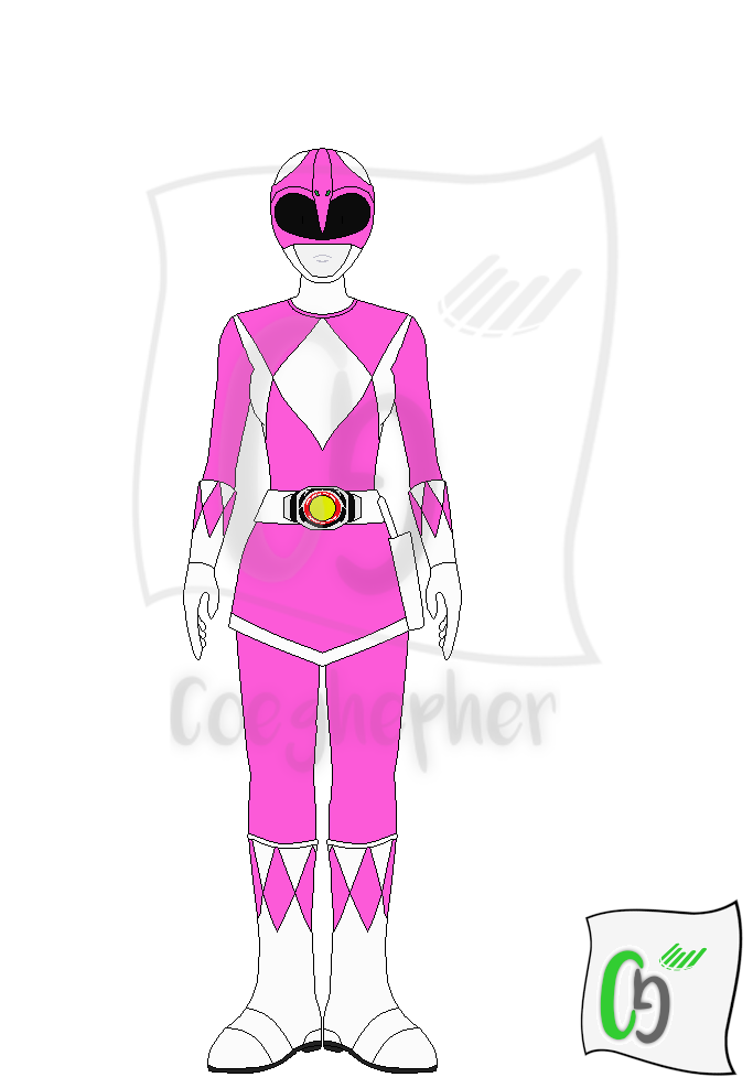 Ptera Ranger / Pink Ranger by Coeghepher on DeviantArt