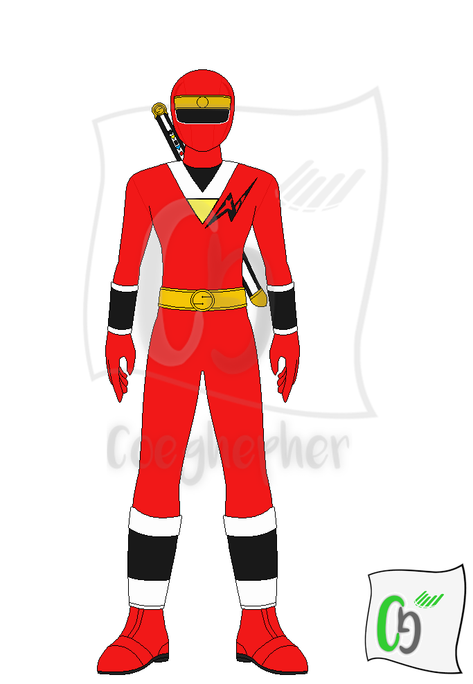NinjaRed / Red Aquitar Ranger by Coeghepher on DeviantArt