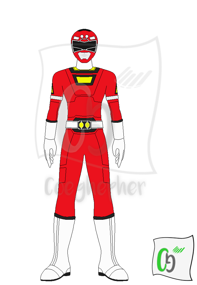 Red Racer / Red Turbo Ranger by Coeghepher on DeviantArt
