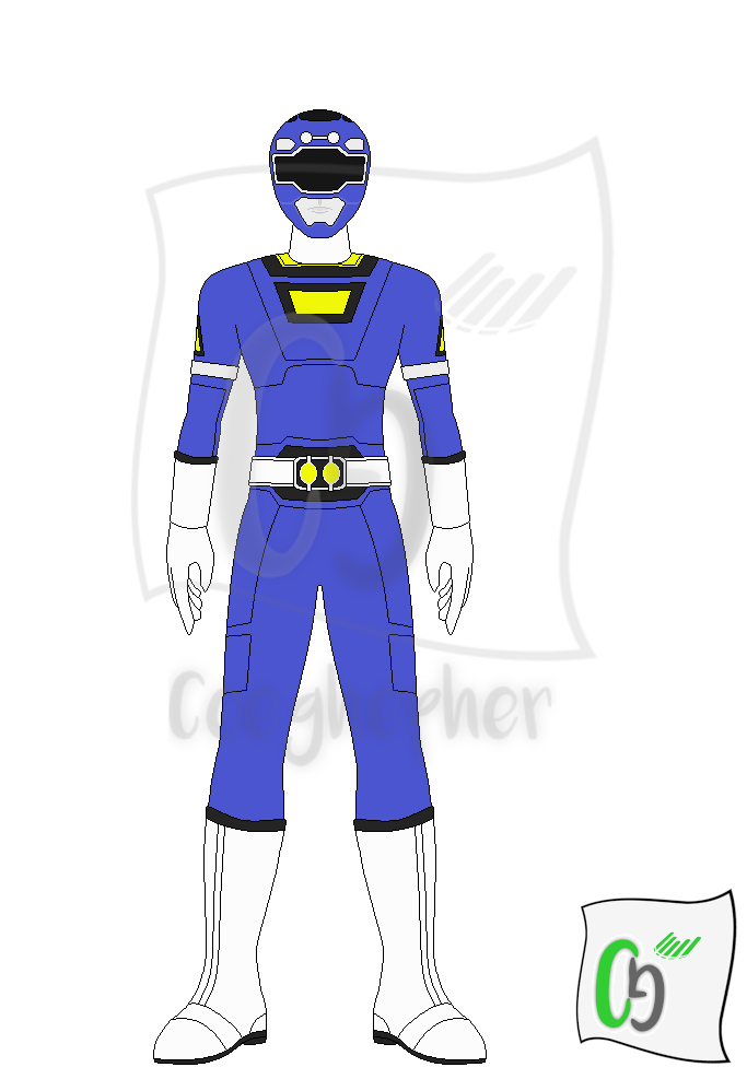 Blue Racer / Blue Turbo Ranger by Coeghepher on DeviantArt