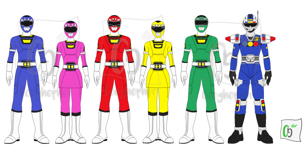 Power Ranger Signalman Carranger And Signalman by Coeghepher on DeviantArt