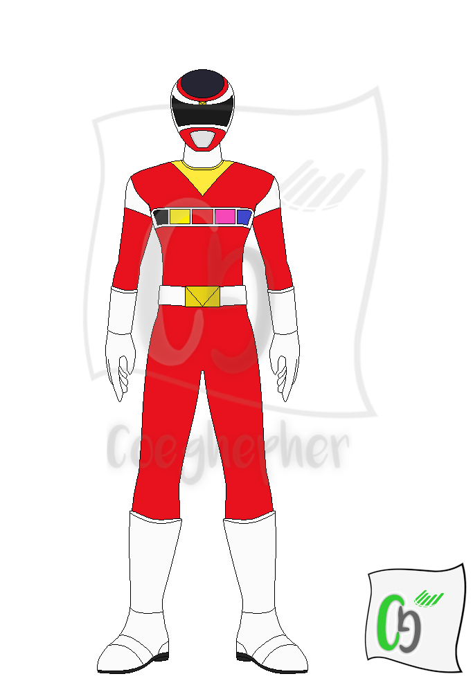 MegaRed / Red Space Ranger by Coeghepher on DeviantArt