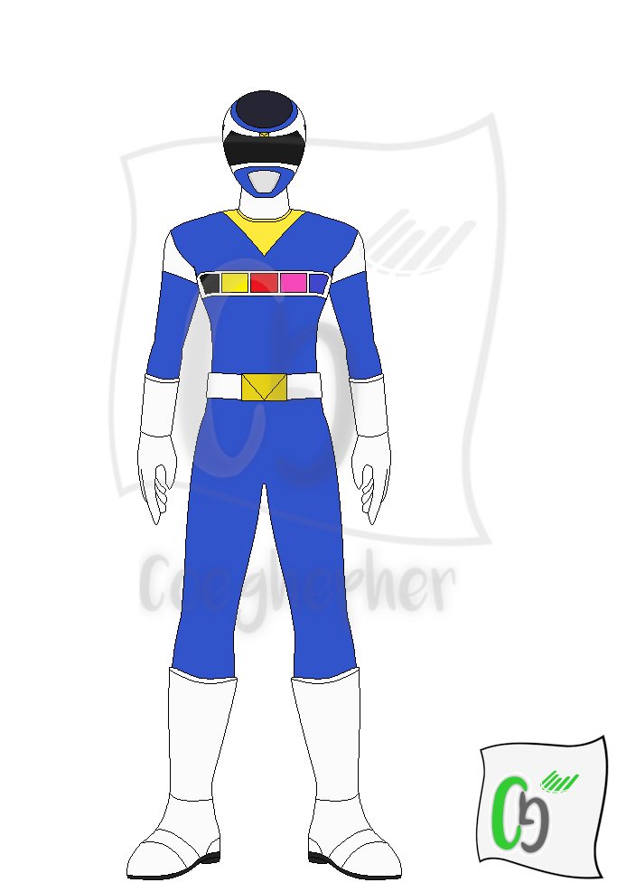 MegaBlue / Blue Space Ranger by Coeghepher on DeviantArt