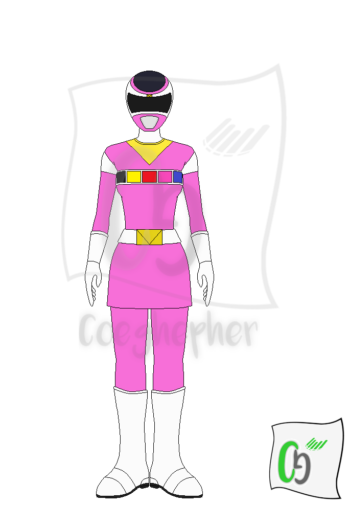 MegaPink / Pink Space Ranger by Coeghepher on DeviantArt