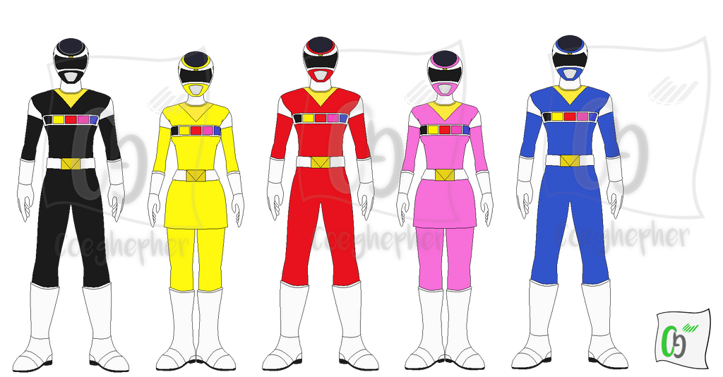 Megaranger / In Space Rangers by Coeghepher on DeviantArt