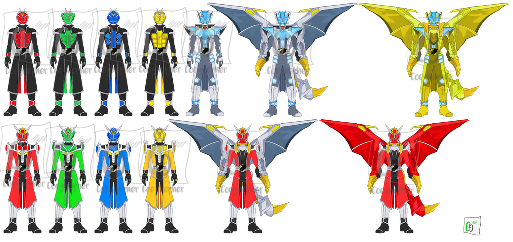 Wizard All Styles And Forms by Coeghepher on DeviantArt