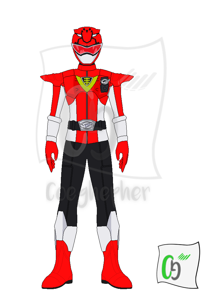 Red Buster Powered Custom/Red Ranger Beast-X Mode by Coeghepher on ...