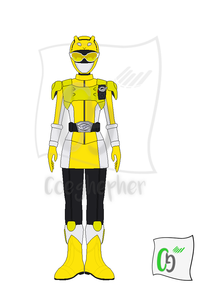 Yellow Buster Powered Custom/Yellow Ranger Beast-X by Coeghepher on ...