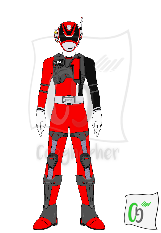 DekaRed SWAT Mode / S.P.D. Red Ranger SWAT Mode by Coeghepher on DeviantArt