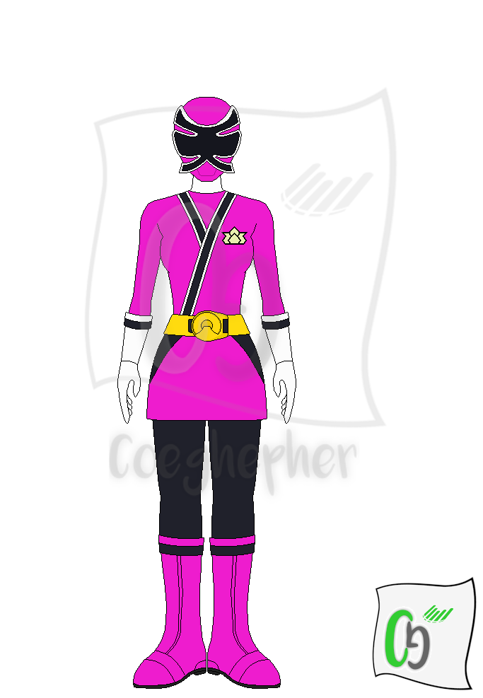 Shinken Pink / Pink Samurai Ranger by Coeghepher on DeviantArt