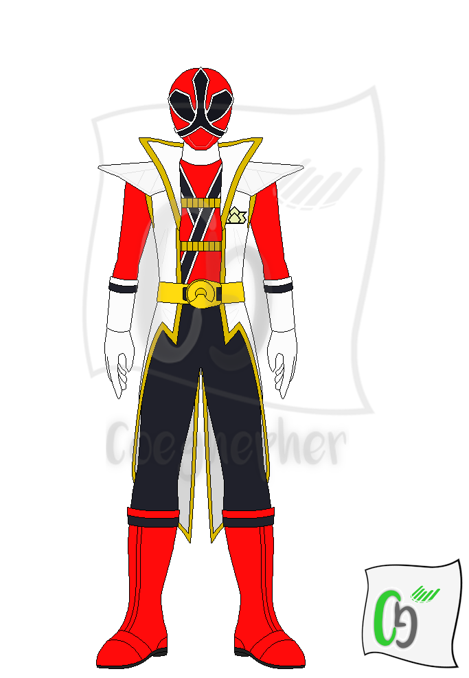 Super Shinken Red / Super Red Samurai Ranger by Coeghepher on DeviantArt