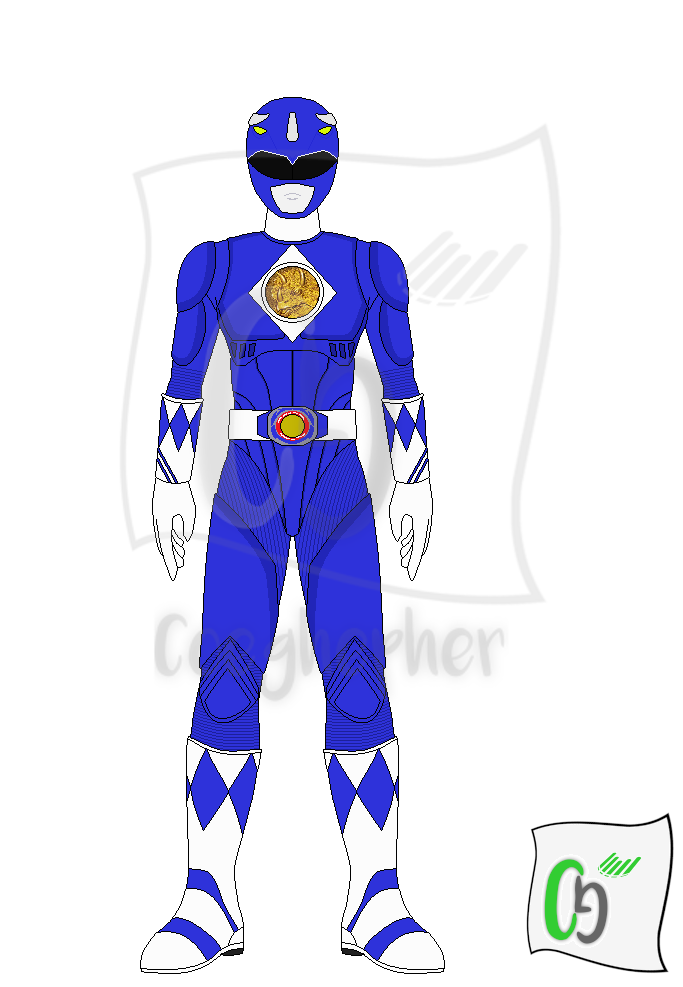 Blue Ranger (1995 Movie Ver.) by Coeghepher on DeviantArt