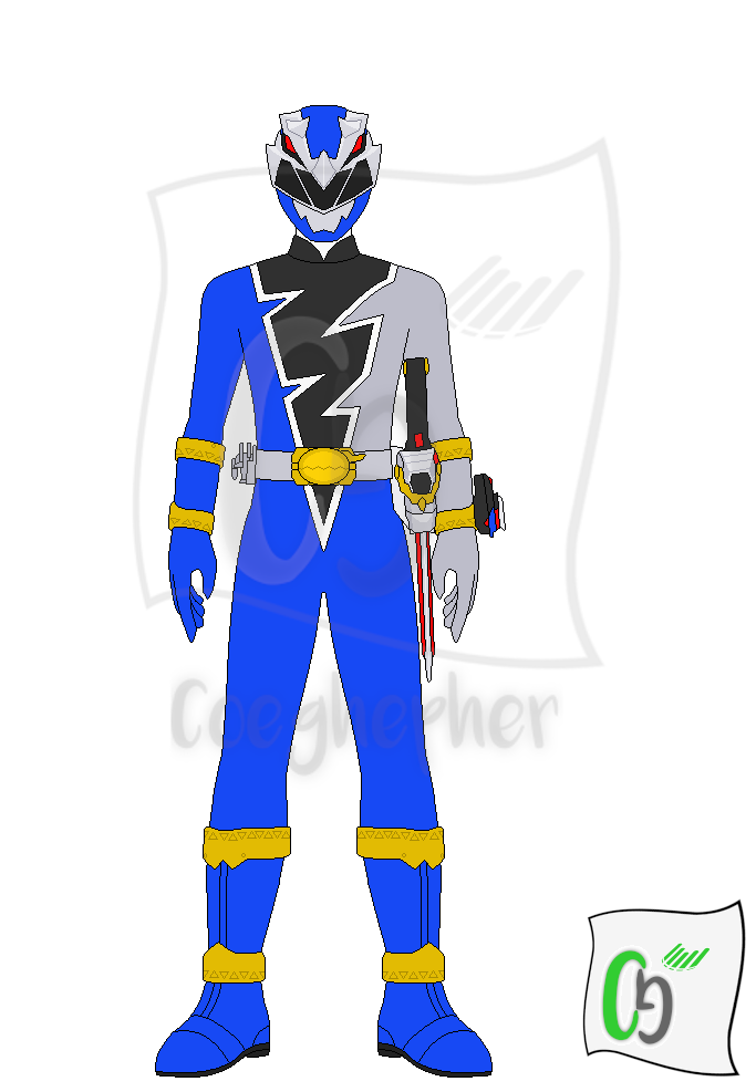 Ryusoul Blue / Dino Fury Blue Ranger by Coeghepher on DeviantArt