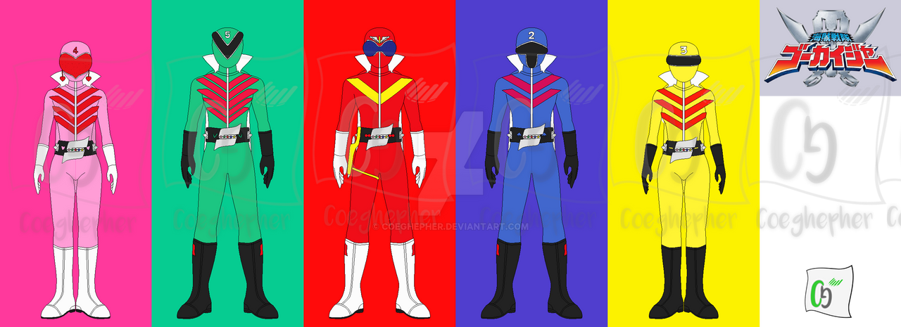 Gokai Change - Goranger by Coeghepher on DeviantArt