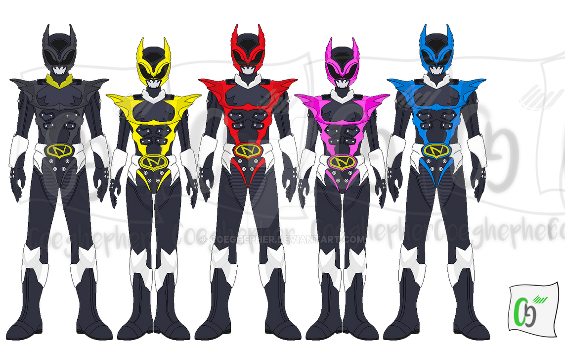 Neziranger / Psycho Rangers by Coeghepher on DeviantArt