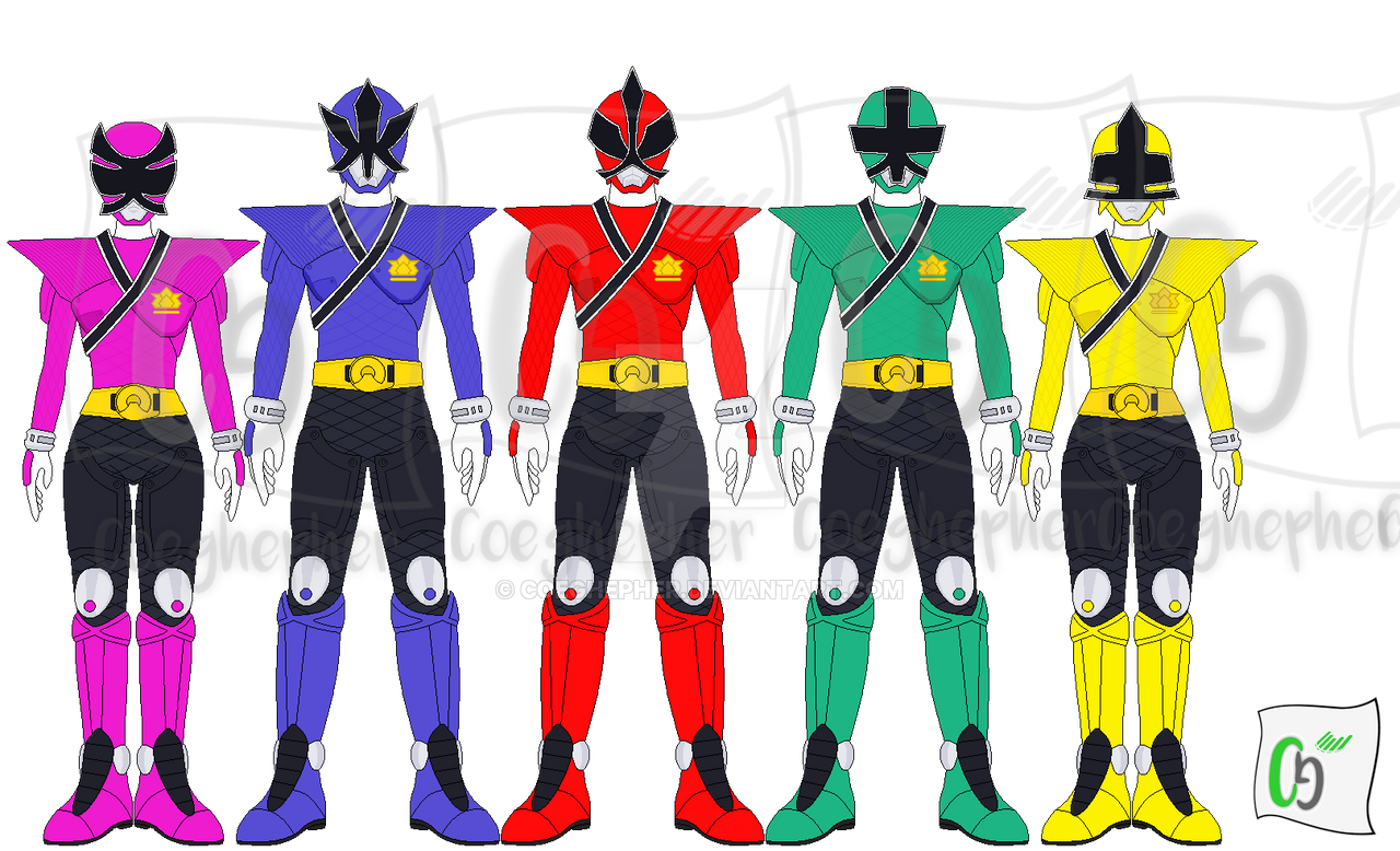 Samurai Rangers Mega Mode by Coeghepher on DeviantArt