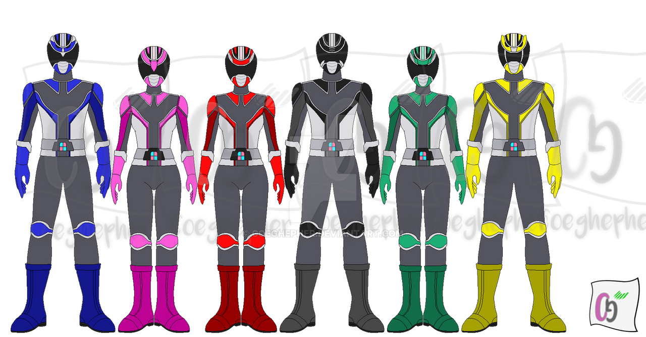 Power Rangers Multiple Powerranger / Multiverse Rangers by Coeghepher on DeviantArt