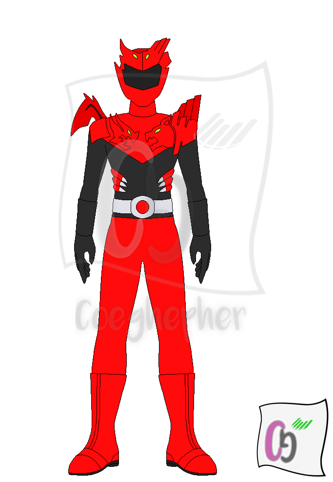 Red Dragon/Lion Ranger by Coeghepher on DeviantArt