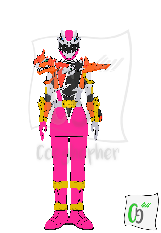 Dino Fury Pink Ranger Blazing Battle Armor by Coeghepher on DeviantArt