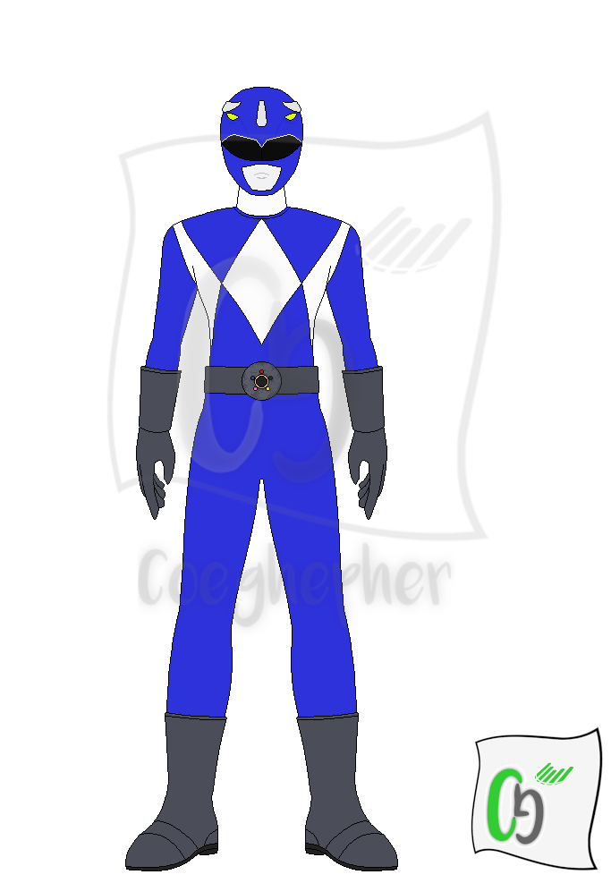 Blue Mutant Ranger by Coeghepher on DeviantArt
