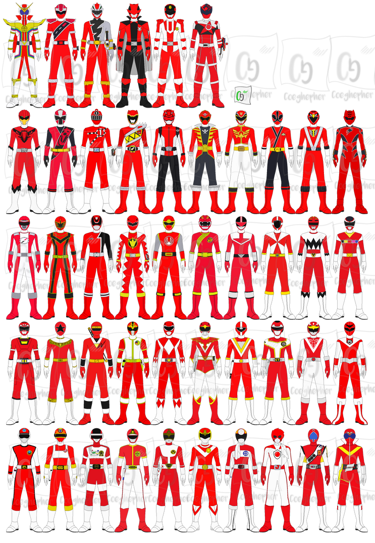 Super Sentai 45th by Coeghepher on DeviantArt