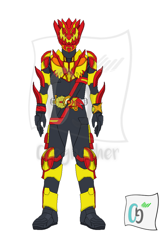 Inferno Rider Drawing Kamen Rider Charred Fever Inferno Form by Coeghepher on DeviantArt