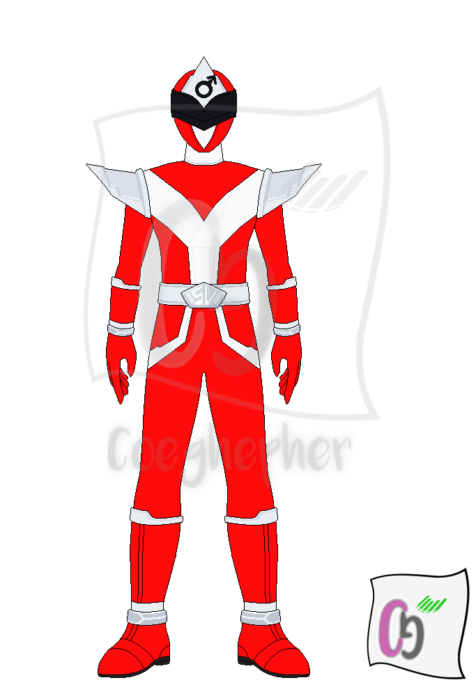 Red Solar Savior Ranger by Coeghepher on DeviantArt