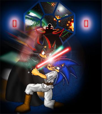 Lord X  Sonic funny, Sonic and shadow, Star wars poster