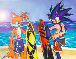 Dimonze: Tails and Sonic Surf