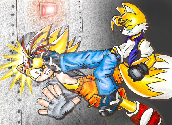 Super Tails - Lines by Ultimatesupremo on DeviantArt