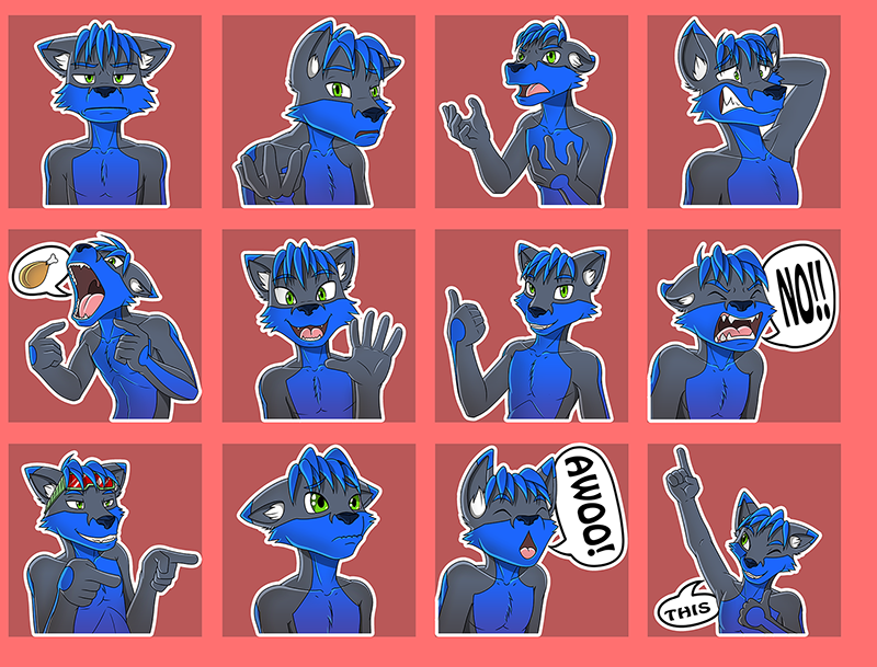 Elecami Stickers (Commission)