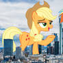Applejack and Rainbow come to town