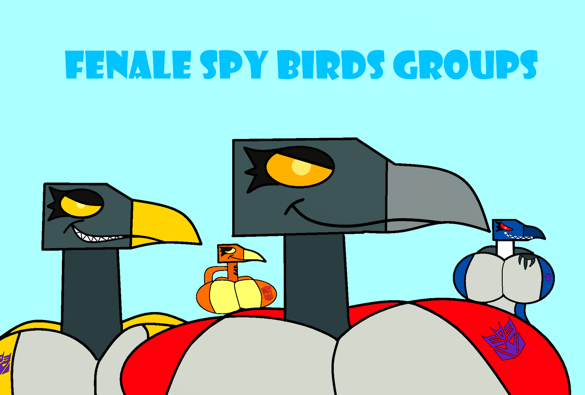 Female Spy Birds Group By Tarasovsergey2002 On DeviantArt female-spy-birds-group-by-tarasovsergey2002-on-deviantart