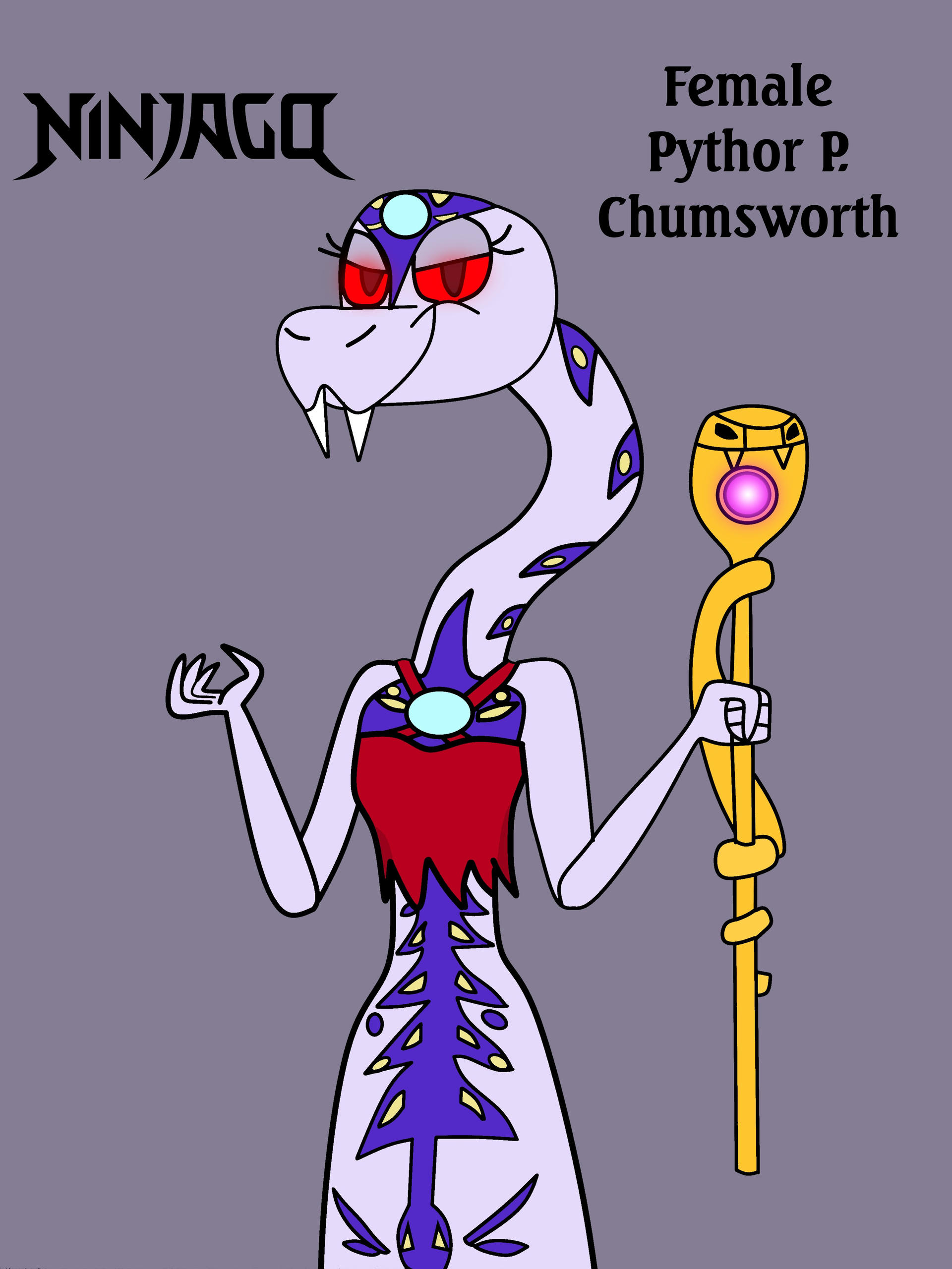 Female White Pythor P. Chumsworth by Tarasovsergey2002 on DeviantArt