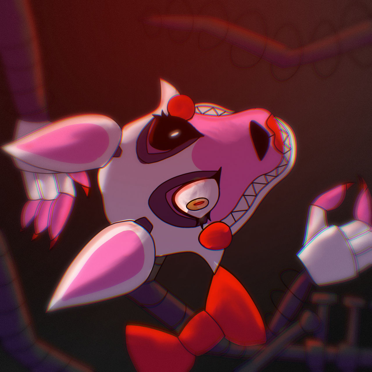 Mangle Fanart By Nerotide On DeviantArt mangle-fanart-by-nerotide-on-deviantart