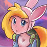 Adventure Time Fem Finn (Fionna) Pinup