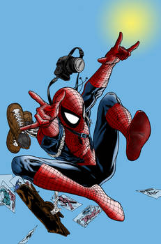 Spiderman Coloured