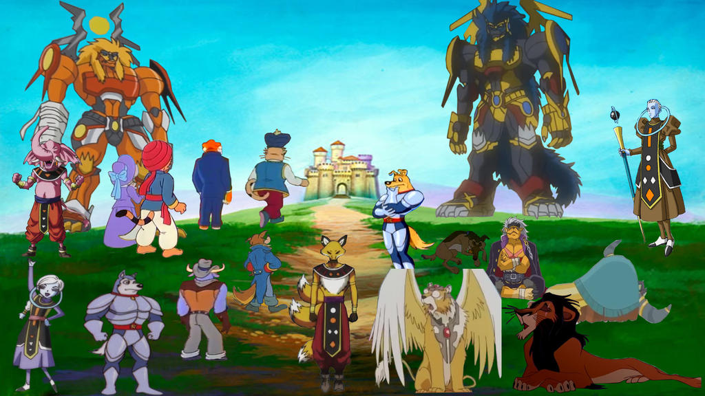 Random Characters Background wallpaper random collage characters 17 by tigrejaguar on DeviantArt