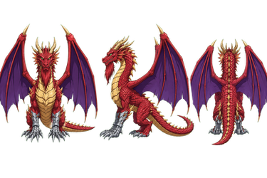AI Big Evil Dragon Infernus of chaos