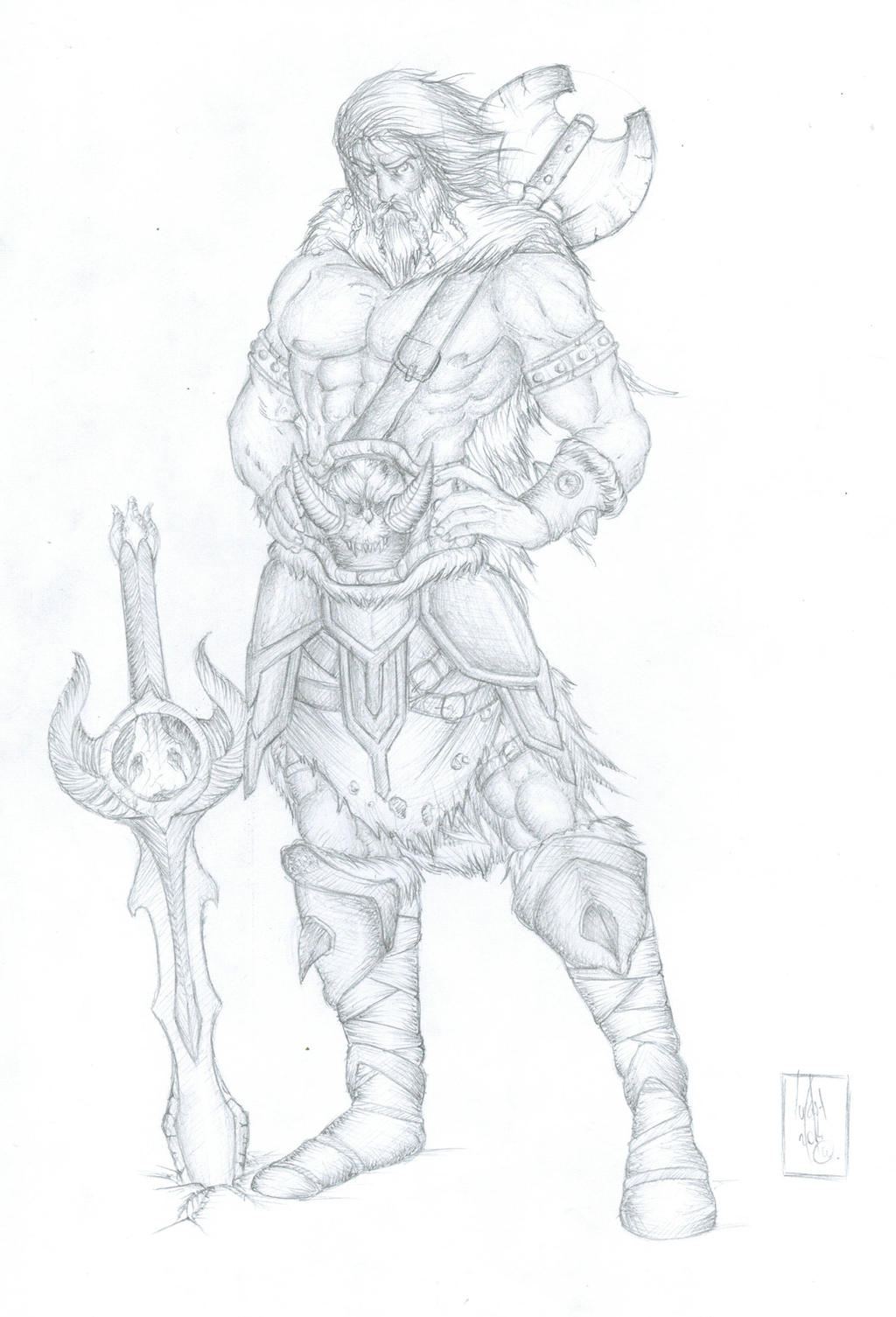Beelthand the Barbarian by The-Last-Barbarian