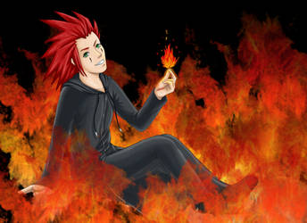 Axel In Flames