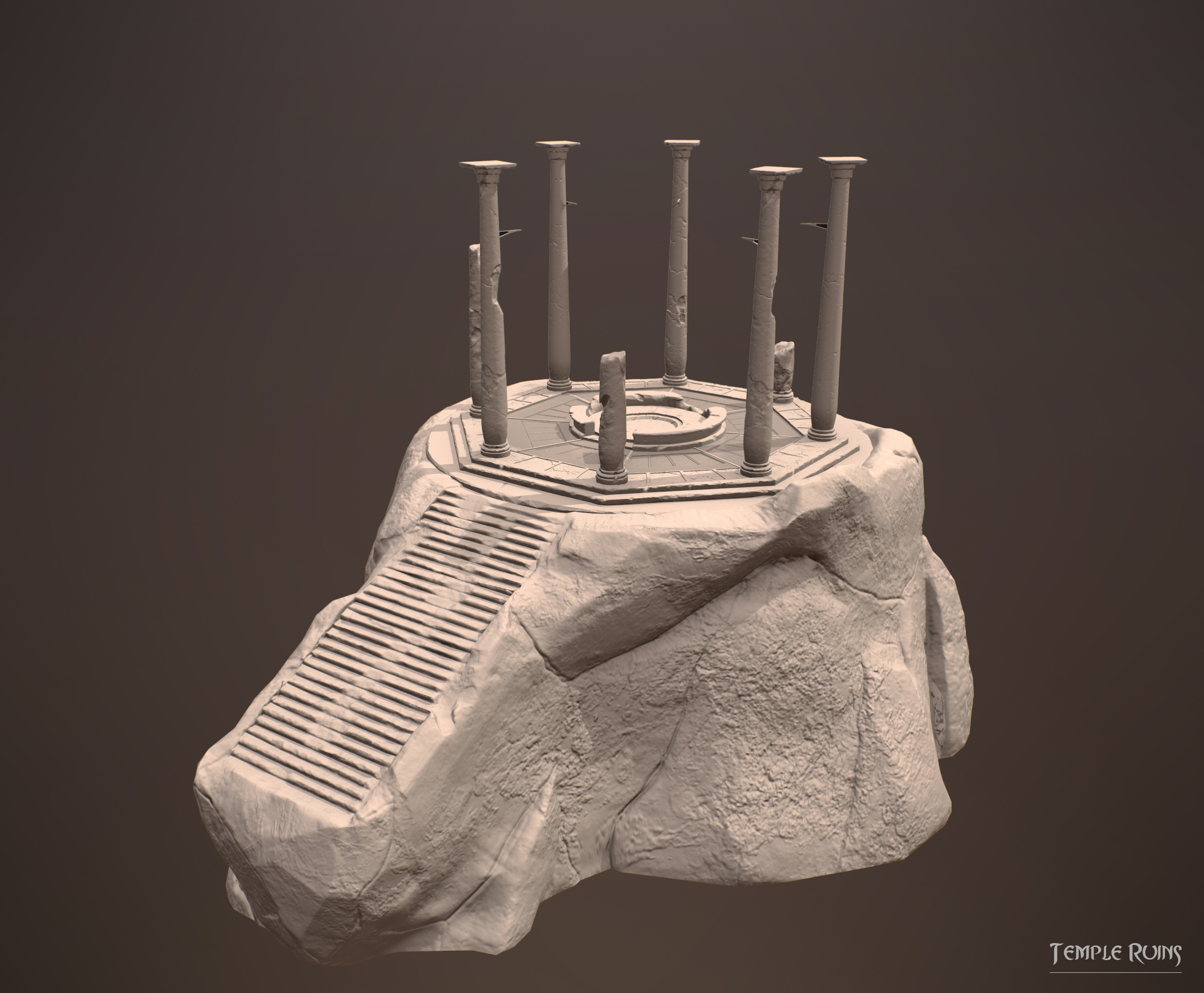 Temple Ruins - Environment Sculpt