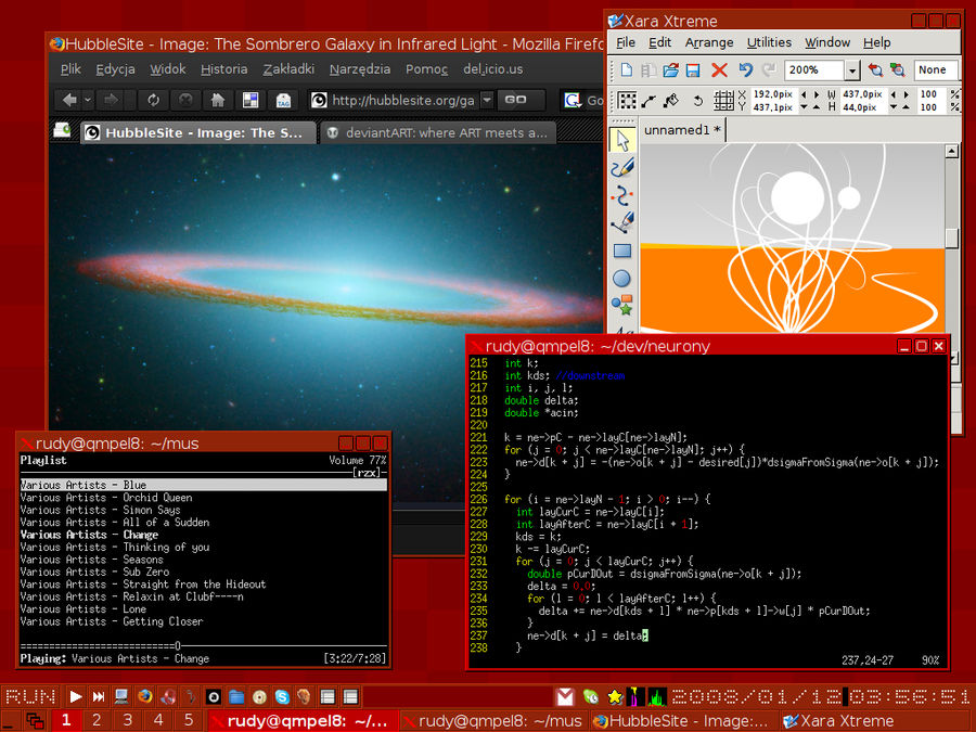 my icewm desktop by andrut on DeviantArt