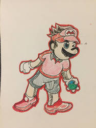 MARIO tennis ace art