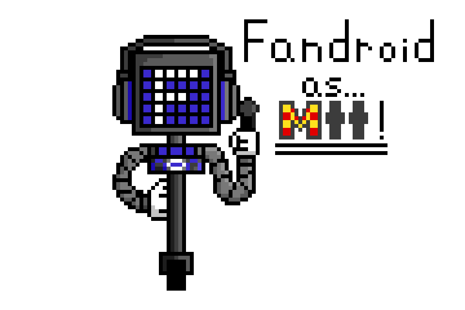 Fandroid as Mettaton: Mettadroid by TheGreninjaGamerTGG on DeviantArt